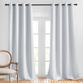 NICETOWN Blackout Living Room Curtains Greyish White by NICETOWN