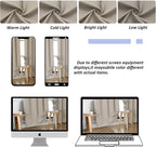 Simplebrand Ava Stone Blackout Curtains - Image 8