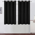 LEMOMO Black Thermal Blackout Curtains/52 x 54 Inch/Set of 2 Panels Room by Lemomo