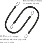 BEL AVENIR Curtain Tiebacks Ropes Tie-Backs, Handmade Curtain Holdbacks - Image 3