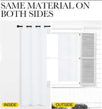 NICETOWN White Curtains for Sliding Door - Image 6
