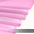 OWENIE Sheer Curtains Light Pink, Sheer Curtains 63 inches Length 2 Panels Set - Image 6