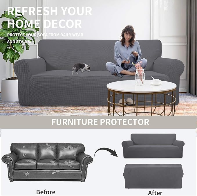 Easy-Going Stretch Chair Sofa Slipcover 1-Piece Couch Sofa Cover Furniture - Image 4