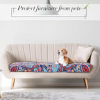 Newwiee 8Pcs Patio Cushion Covers Stretch Outdoor Cushion Cover Replacement - Image 6