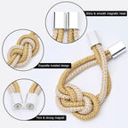 NICEEC 4 Pack Mini Magnetic Curtain Tiebacks Nordic Simple Style Drape Tie - Image 3