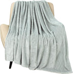 TOONOW Fleece Blanket Textured Fuzzy Plush Throw Blanket Twin Size 60" x 80" by TOONOW