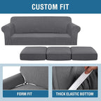 H.VERSAILTEX 4 Piece Stretch Sofa Covers - Image 4