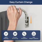 ENJOYBASICS Blackout Curtain rod - Image 2