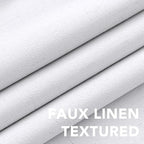 H.VERSAILTEX Linen Curtains 100% Blackout Curtains - Image 4