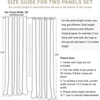 100% Blackout Shield Linen Blackout Curtains - Image 7