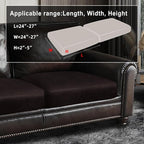 Leather Look Couch Cushion Covers Sofa Seat Slipcovers Sets Couches Furniture - Image 3