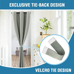 H.VERSAILTEX Doorway Curtain Blackout Closet Door Curtain Room Divider Window - Image 7
