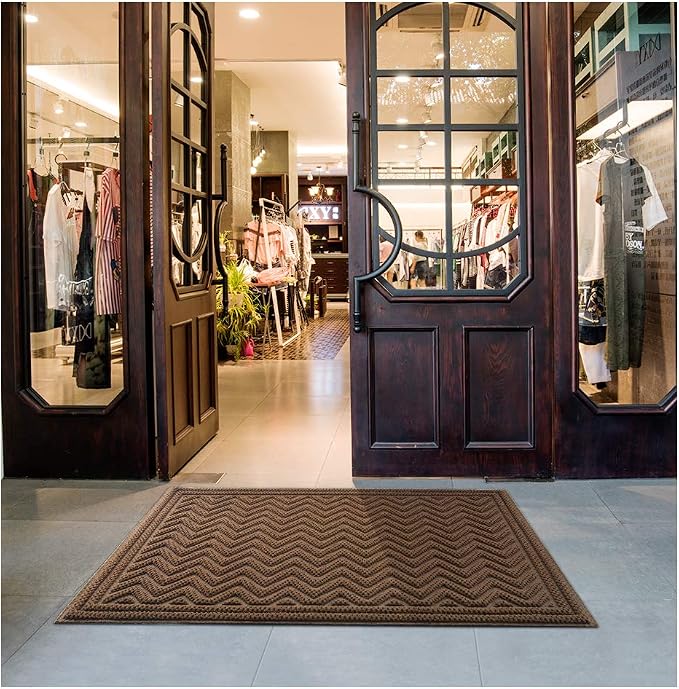 Mibao Front Door Mat, Dirt Trapper Welcome Mat - Image 7