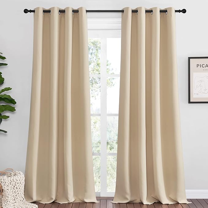 NICETOWN Bedroom Room Darkening Curtains by NICETOWN
