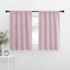 NICETOWN Blackout Curtains for Living Curtains, Baby Pink, 2 Panels, 29 by 30 by NICETOWN