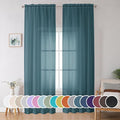 OWENIE Sheer Curtains 96 inches Long by OWENIE