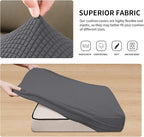 Easy-Going Stretch 4 Pieces Couch Cushion Covers - Image 4