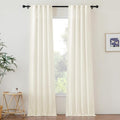 NICETOW Semi Sheer Linen Curtains by NICETOWN
