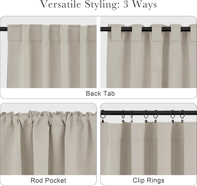 PONY DANCE Cream Draperies & Curtains - Image 5