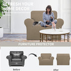 Easy-Going Stretch Oversized Chair Sofa Slipcover 1-Piece Couch Sofa Cover - Image 4
