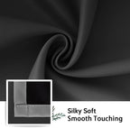 SimpleHome Black Ombre 100% Blackout Curtains - Image 7