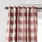 Elrene Home Fashions Farmhouse Living Grainger Buffalo-Check Blackout Window - Image 3