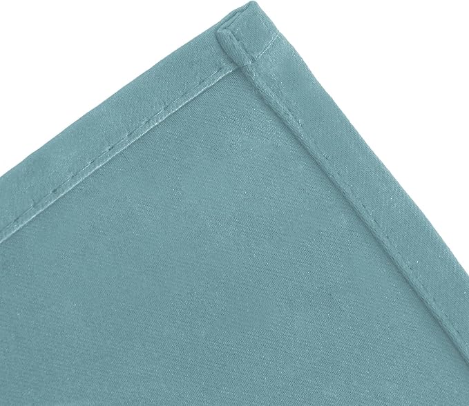 LEMOMO Stone Blue Thermal Blackout Curtains/52 x 54 Inch/Set of 2 Panels Room - Image 7