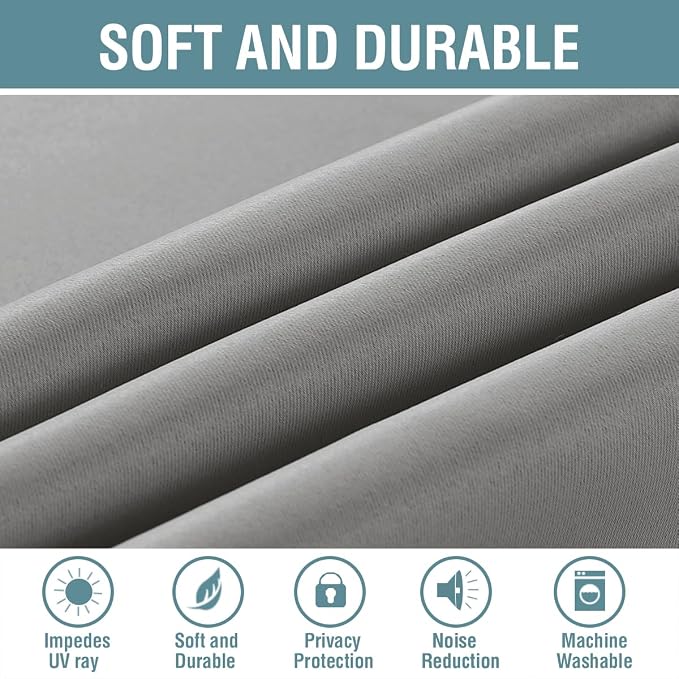 H.VERSAILTEX Blackout Curtain for Living Room Thermal Insulated Window - Image 4