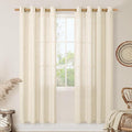 LAMIT Semi Sheer Linen Curtains by LAMIT