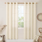 LAMIT Semi Sheer Linen Curtains by LAMIT
