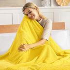 Exclusivo Mezcla Fleece Bed Blanket Twin Size, Super Soft and Warm Blankets - Image 3