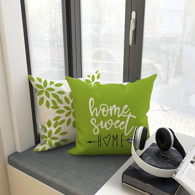 YCOLL Pillow Covers 16x16 Set of 4, Modern Sofa Throw Pillow Cover, Decorative - Image 3