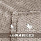 Exclusivo Mezcla Fleece Bed Blanket Twin Size, Super Soft and Warm Blankets - Image 8
