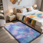 Shag Area Rug for Bedroom 3x5, Fluffy Area Rugs for Living Room, Soft Fuzzy Rug by yulidayang