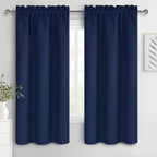 DWCN Navy Blue Blackout Curtains by DWCN