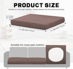 8Pcs Outdoor Cushion Covers, Patio Cushion Covers, Stretch Elastic Slipcovers - Image 2