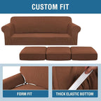 H.VERSAILTEX 4 Piece Stretch Sofa Covers - Image 4