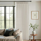 Pinch Pleated Linen Curtains 84 Inch Length 2 Panels Set, Light Filtering Linen - Image 7