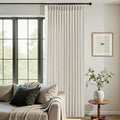 IVAPUPU Natural Pinch Pleated Curtains 84 Inch Length by IVAPUPU