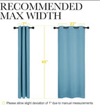 NICETOWN Thermal Insulated Curtains Blackout Draperies, Window Treatment Solid - Image 7