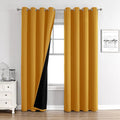 ChrisDowa 100% Blackout Curtains 90 inch Long by ChrisDowa