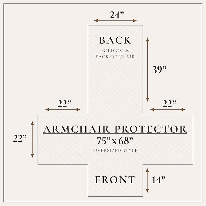 Great Bay Home Reversible Chair Cover - Image 3