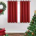 Joydeco Blackout Curtains 45 Inch Length 2 Panels Set, Thermal Insulated Long by JOYDECO