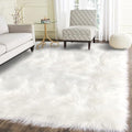 Latepis High Pile Faux Fur Area Rug, 5 x 8 ft, Fluffy Rug by Latepis
