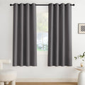 NICETOWN Room Darkening Draperies Curtains Panels, 2 Panels Grey W52 x L72 by NICETOWN