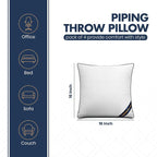 Utopia Bedding Throw Pillow Inserts, 16 x 16 Inches Decorative Indoor Pillows - Image 2