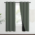 NICETOWN 100% Blackout Curtains 70" Long, Pair of Energy Smart & Noise Blocking by NICETOWN