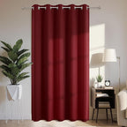 Joydeco Blackout Patio Sliding Door Curtains 84 Inches Long, Grommet Privacy by JOYDECO