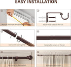 SMODBRODRE Curtain Rods for Window 32 to 62 - Image 4
