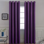 Yakamok Soft Room Darkening Grommet Window Drapes Thermal Insulated Light by Yakamok